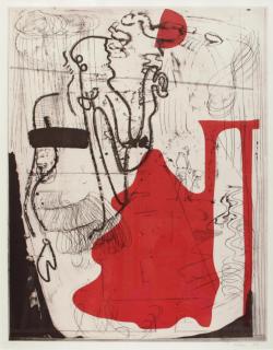 Markus Oehlen - Ohne Titel (Mappe mit 5 Arbeiten)