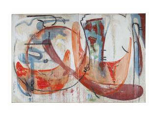 Markus Oehlen - Zwei Pferde