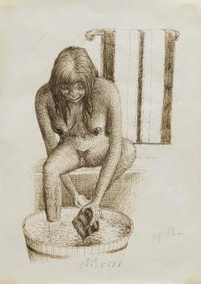 Markus Raetz - DIE TOILETTE, 1970