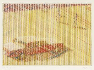 Markus Raetz - Ein Auto und einige Menschen auf der Strasse, 1977