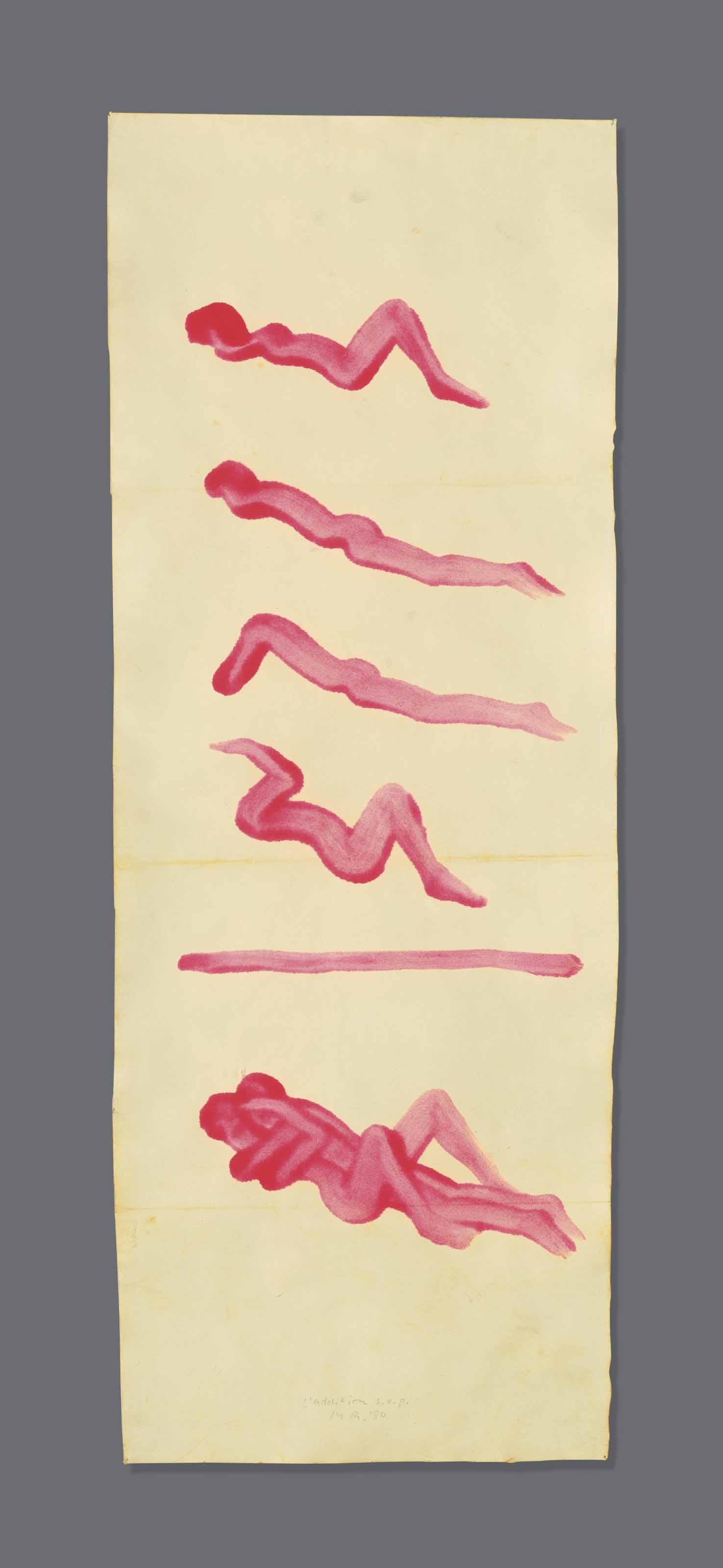 Markus Raetz - L\'addition s\'il vous plait, 1980