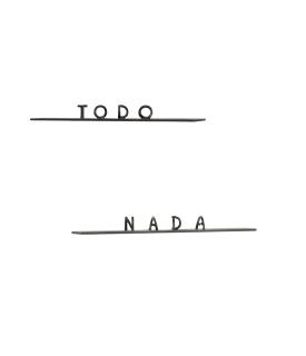 Markus Raetz - Todo-Nada