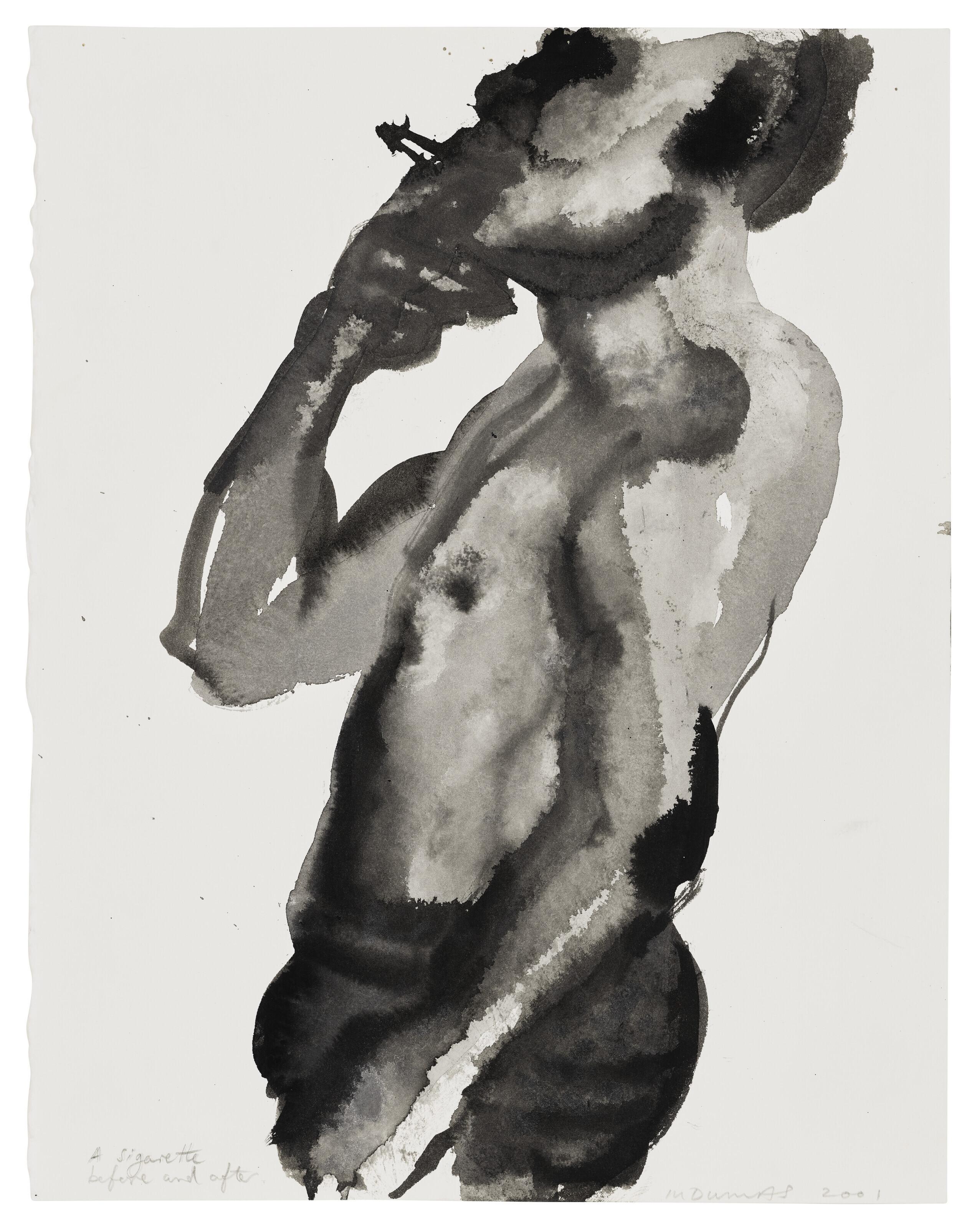 Marlene Dumas - A Sigarette Before and After