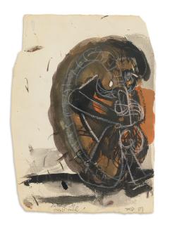 Marlene Dumas - Baby Eating Its Own Tail