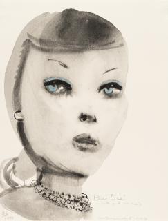 Marlene Dumas - „Barbie (with pearl necklace)“