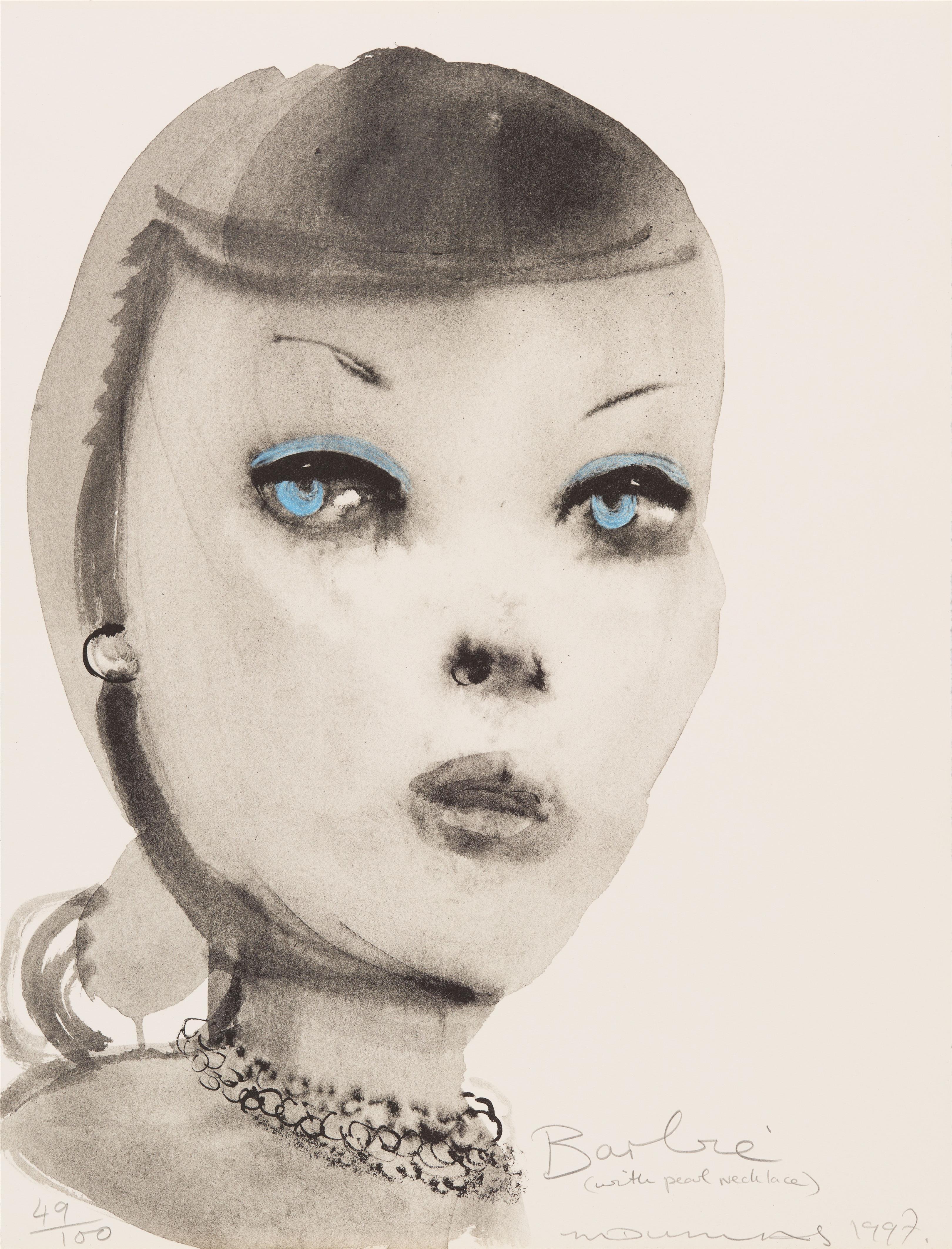 Marlene Dumas - Barbie (with pearl necklace)