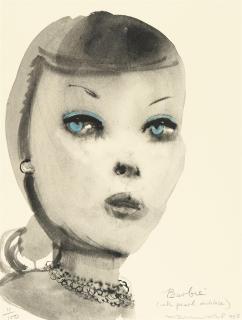 Marlene Dumas - Barbie (with pearl necklace)