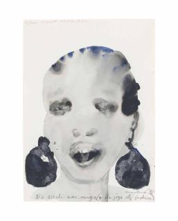 Marlene Dumas - Big Black Ear-Rings