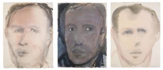 Marlene Dumas - (I) Anton (Emerging) (Ii) Anton (Fixated) (Iii) Anton (Arrested)