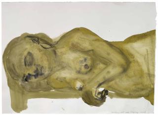 Marlene Dumas - Sleeping Nymph