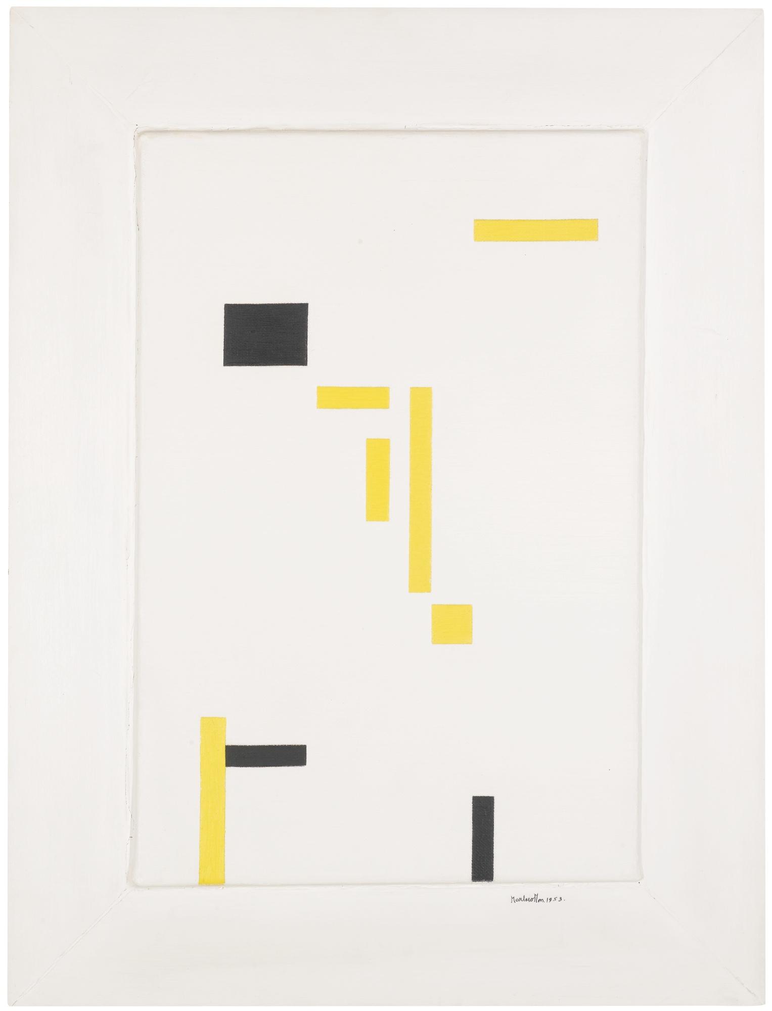 Marlow Moss - Composition In White, Black And Yellow