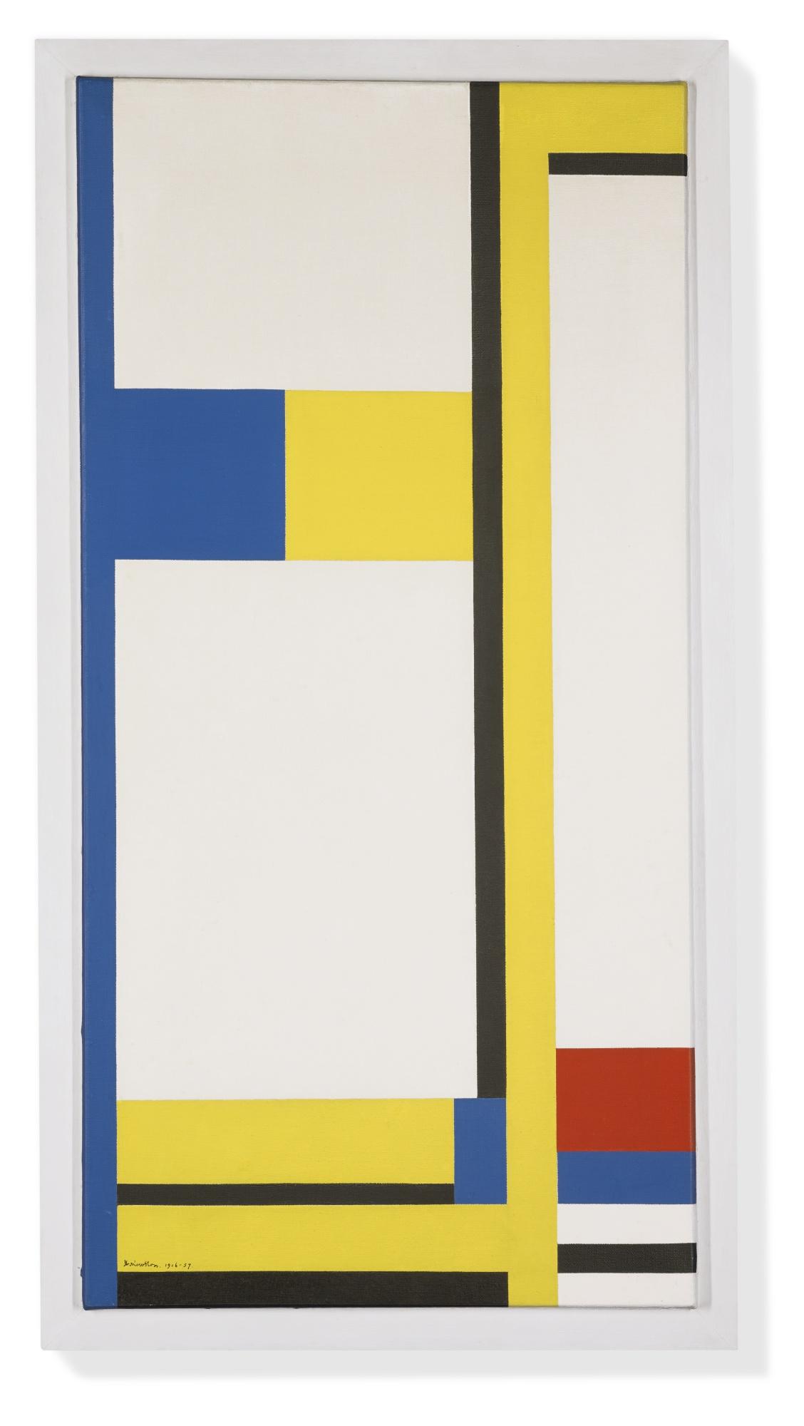 Marlow Moss - Composition Yellow, Blue, Black, Red And White