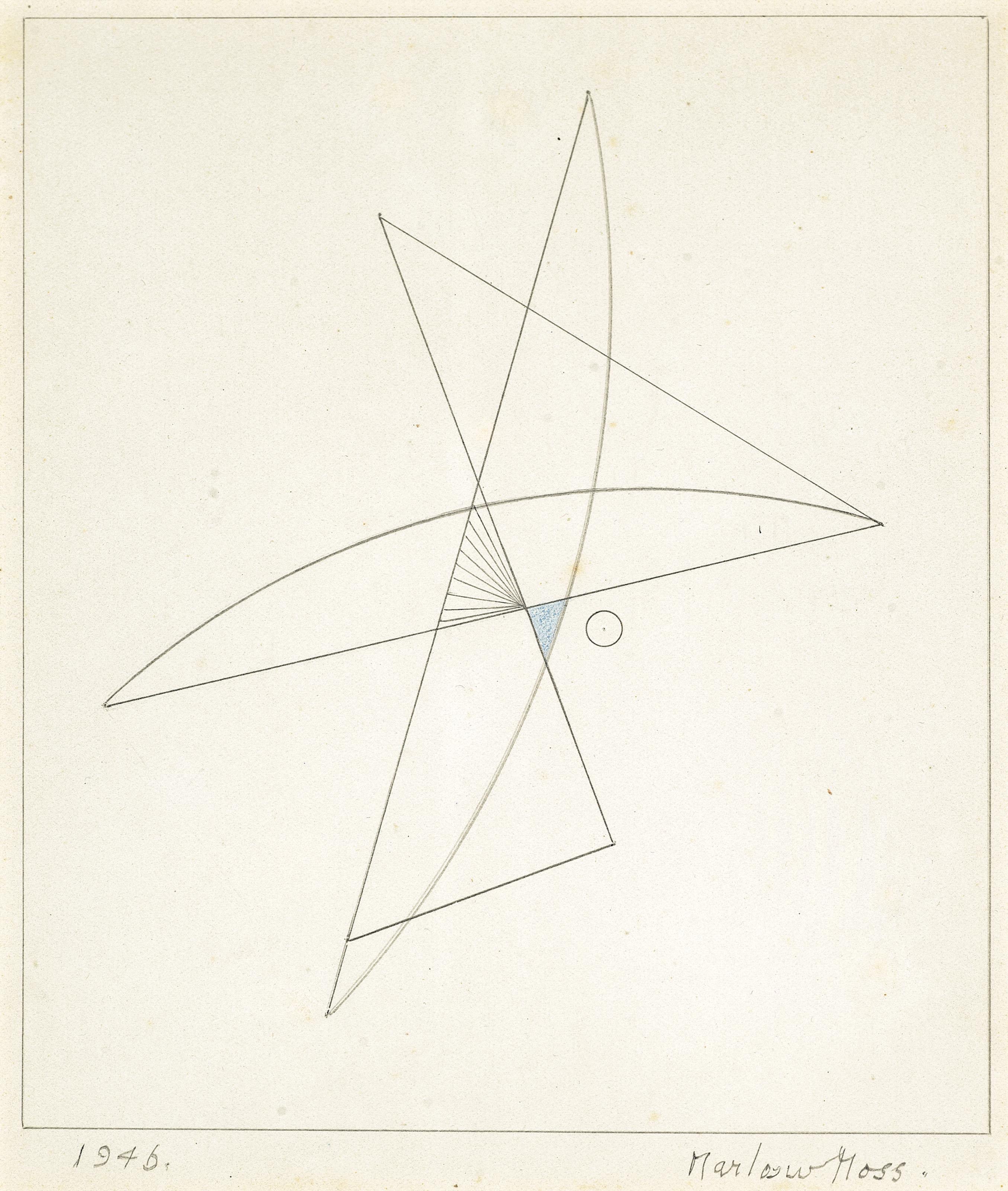 Marlow Moss - Untitled, 1946