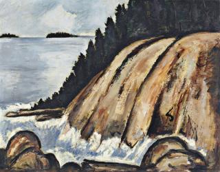 Marsden Hartley - Calm After Storm Off Hurricane Island, Vinal Haven, Maine