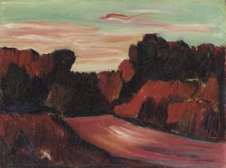Marsden Hartley - Dune Road -- Sundown October