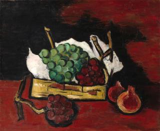 Marsden Hartley - Green and Purple Grapes in a Basket