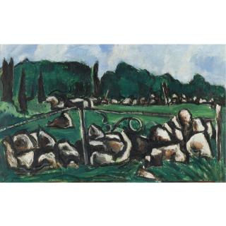 Marsden Hartley - Green Landscape #3 (Dogtown Series)