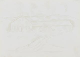 Marsden Hartley - House with Attached Barn