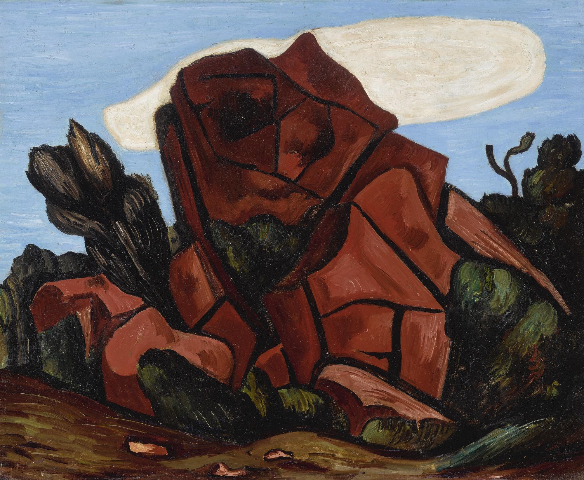 Marsden Hartley - Iron In The Rock
