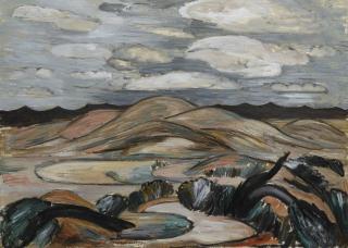 Marsden Hartley - Landscape, New Mexico
