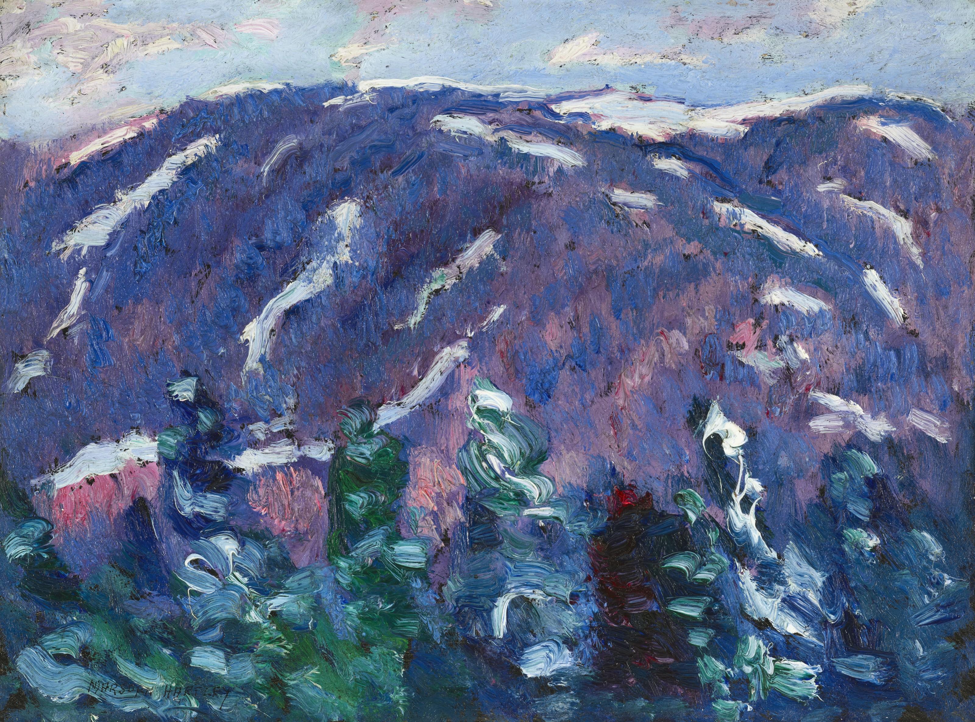 Marsden Hartley - Songs of Winter, No. 3