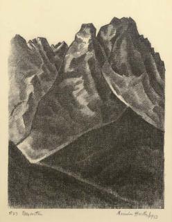 Marsden Hartley - Waxenstein (University of Kansas Museum 14)