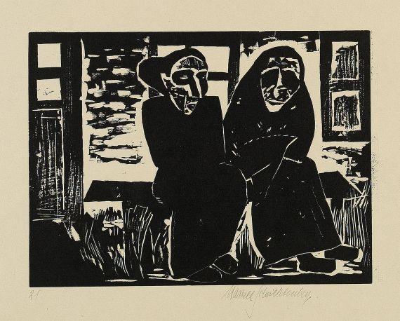 Martel Schwichtenberg - Zwei sitzende alte Frauen