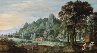 Marten Ryckaert - Landscape In The Rhine Valley