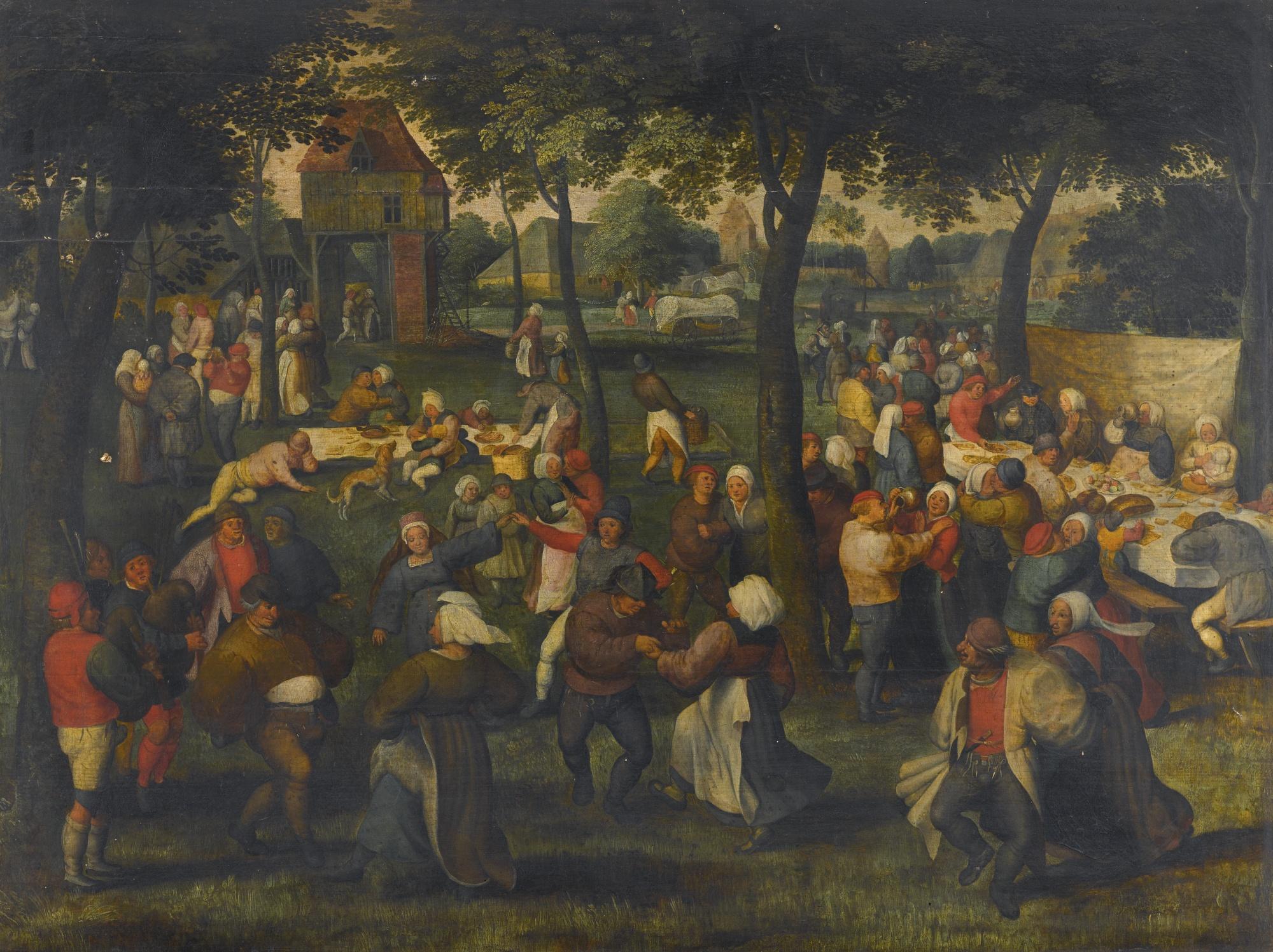 Marten Van Cleve The Elder - An Outdoor Wedding Dance