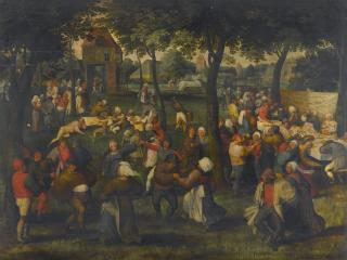 Marten Van Cleve The Elder - An Outdoor Wedding Dance