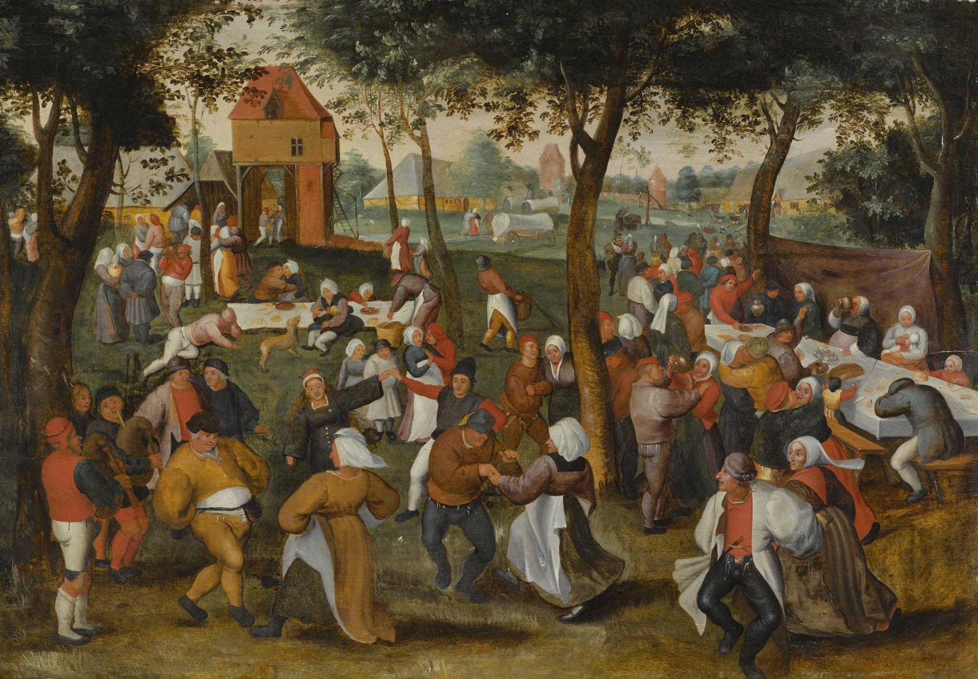 Marten Van Cleve The Elder - An Outdoor Wedding Dance