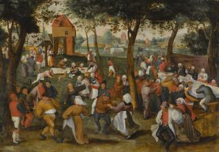 Marten Van Cleve The Elder - An Outdoor Wedding Dance