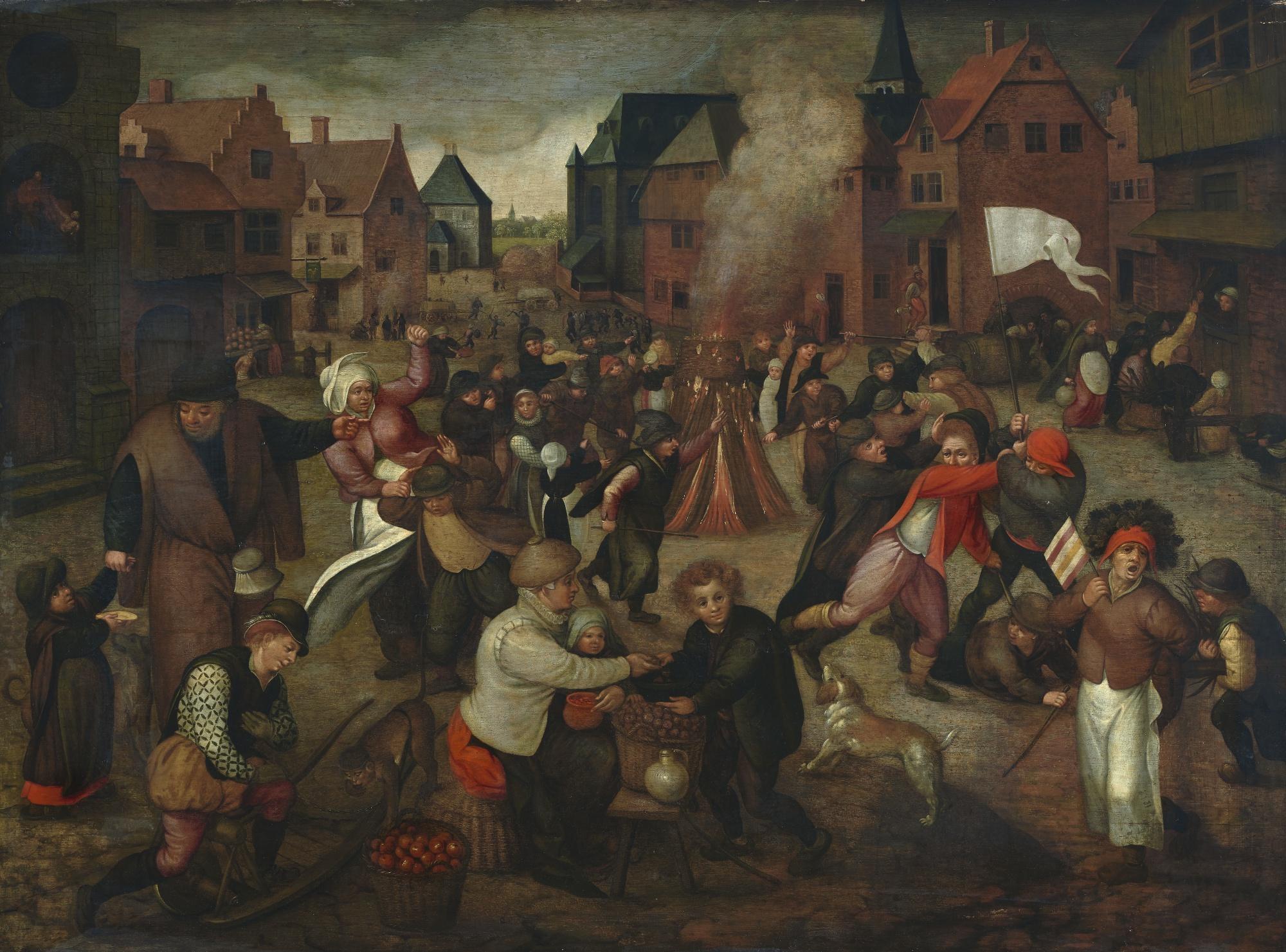 Marten Van Cleve The Elder - The Feast Of Saint Martin