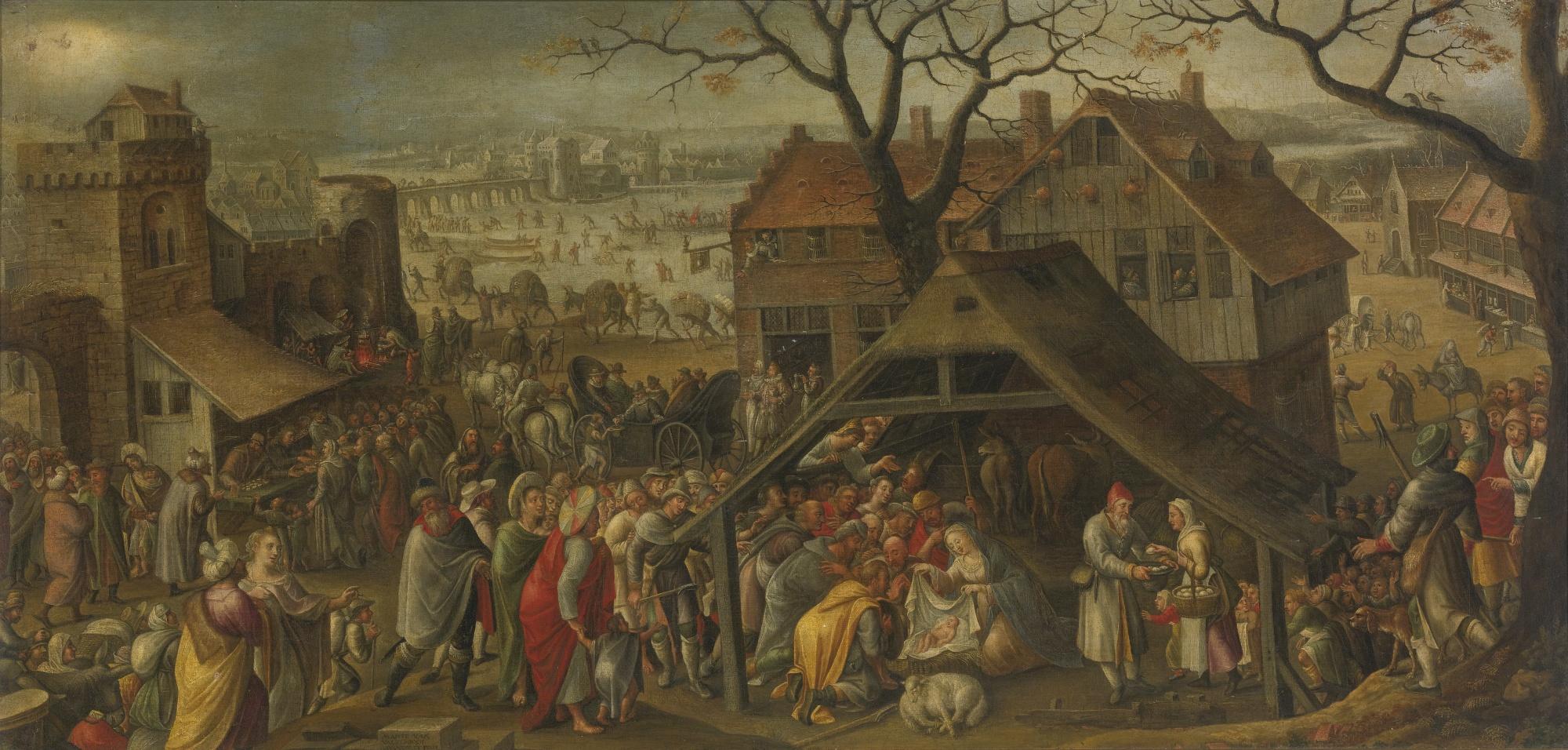 Marten Van Valckenborch - Adoration Of The Magi