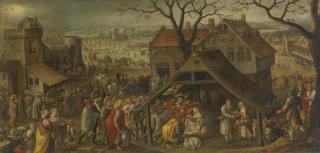 Marten Van Valckenborch - Adoration Of The Magi