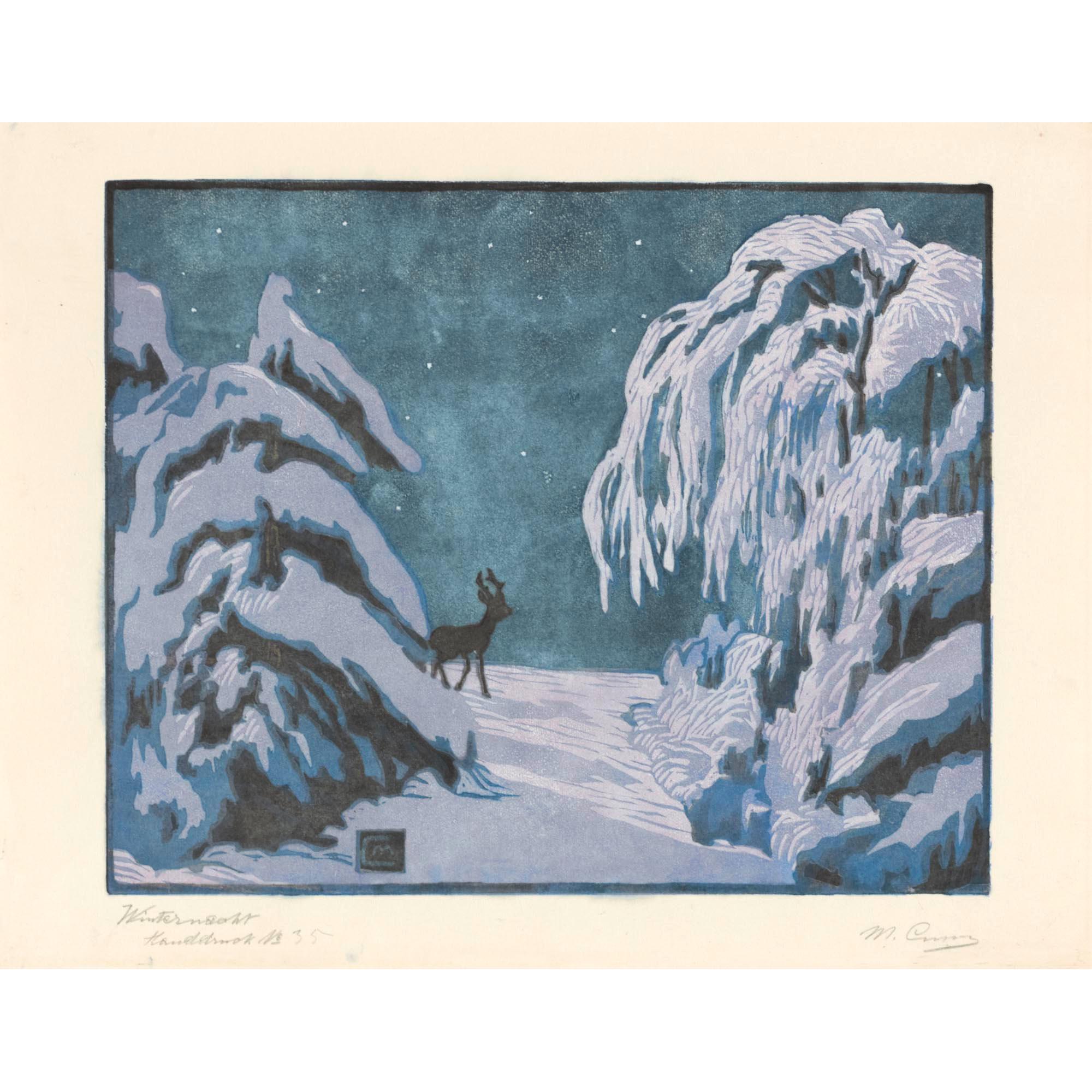 Martha Cunz - Winternacht Winternight