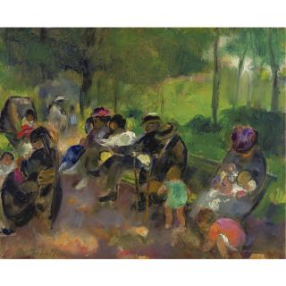 Martha Walter - Bench In Luxembourg Garden