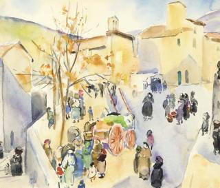 Martha Walter - Business In The Piazza Séanno