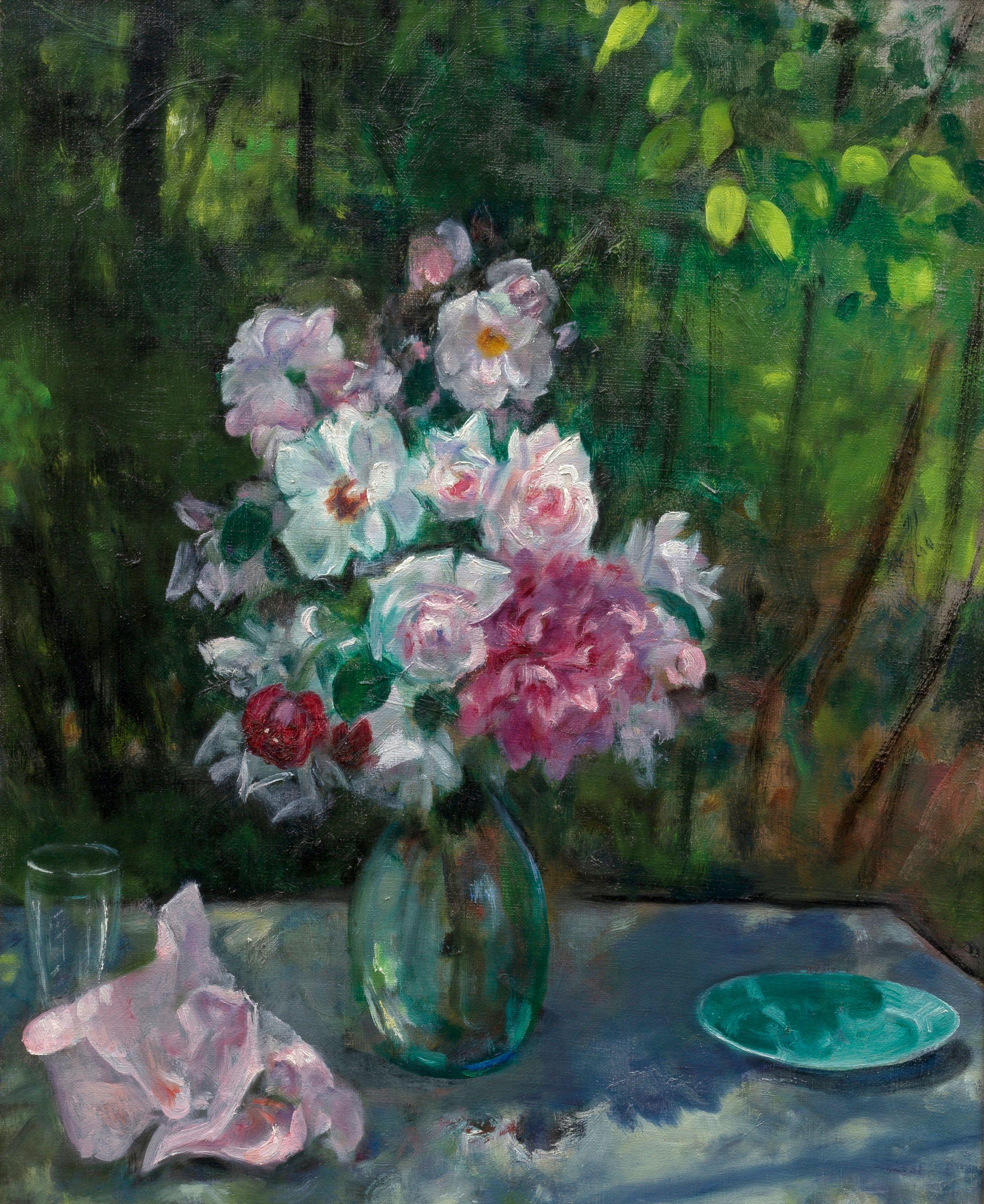 Martha Walter - Floral Arrangement on a Table