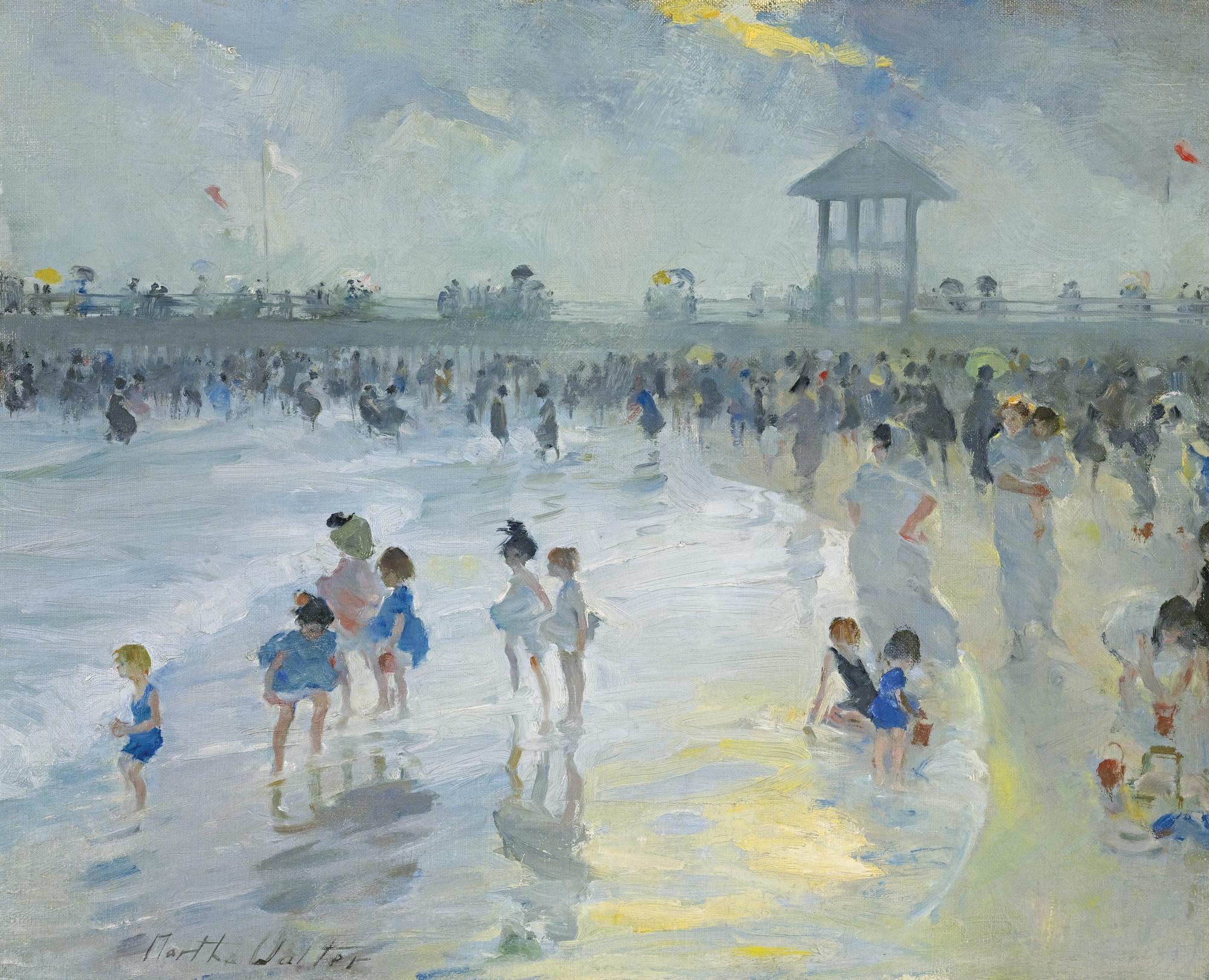Martha Walter - Late Afternoon At Brighton Beach