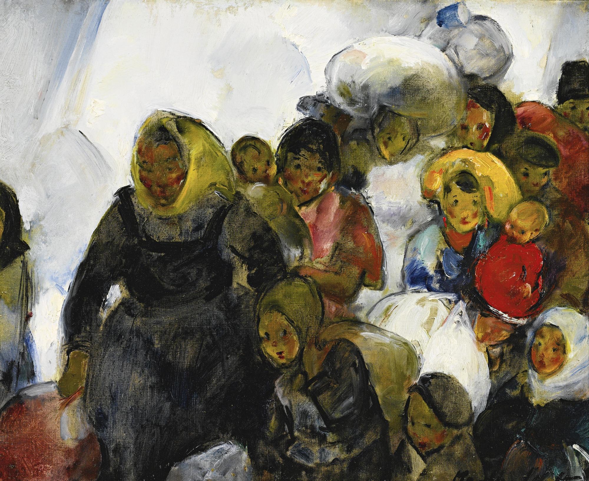 Martha Walter - Passing Through The Corridor To The Detention Room, Ellis Island