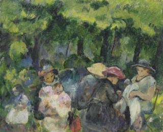 Martha Walter - Summer Afternoon in the Luxembourg Garden