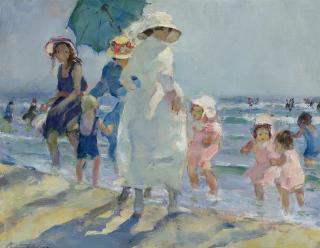 Martha Walter - The Twins Wading