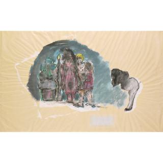 Martial Raysse - Aquarelle Viii - Série Loco Bello