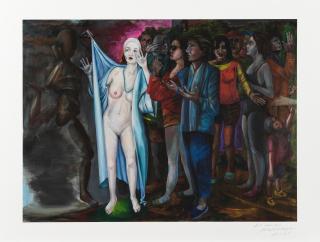 Martial Raysse - Le Lever Du Jour (Ou L\'On Voit La Peinture Devoiler La Beaute), 2021