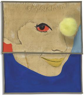 Martial Raysse - Portrait aux trois quarts