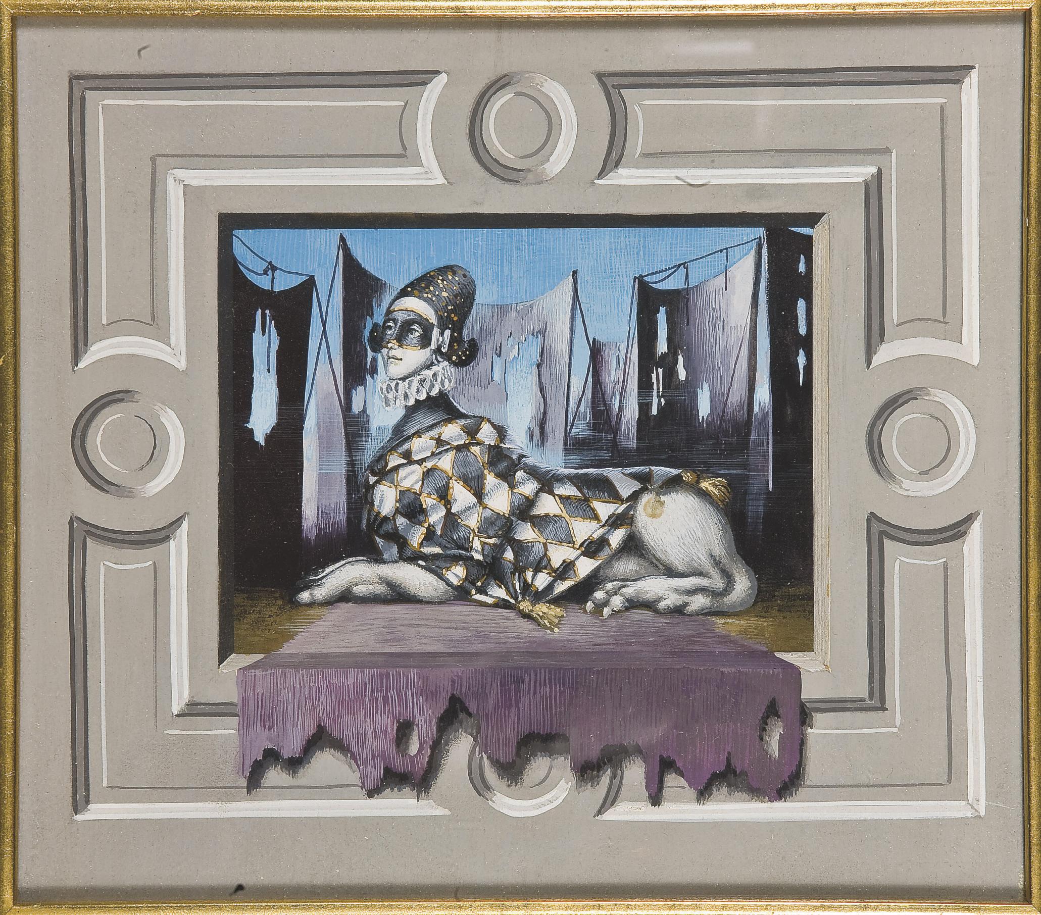 Martin Battersby - Harlequin-Sphinx, Vers 1960