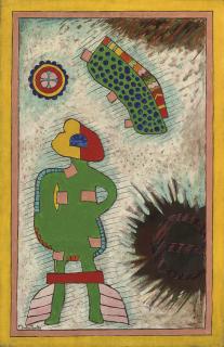 Martin Bradley - Green figure