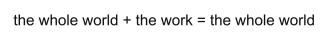 Martin Creed - Work No. 217 (The Whole World + The Work = The Whole World)