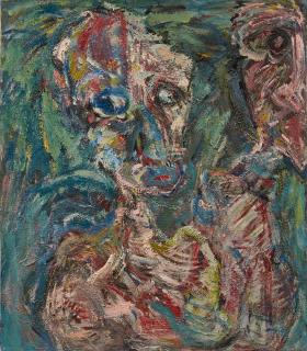 Martin Disler - Veronika zermartertes Gesicht, 1980